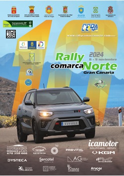 Cartel X Rally Comarca Norte de Gran Canaria