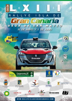 Cartel LXIII Rallye Isla de Gran Canaria